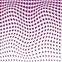 simple abstract plum color small star halftone wavy blend pattern vector