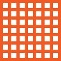 simple abstract tomato orange color small square pattern on white background vector