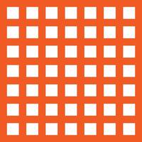 simple abstract tomato orange color small square pattern on white background vector