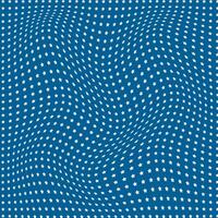 simple abstract white color star wavy distort pattern on blueberry background vector