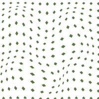 abstract avocado color small rectangle wavy distort pattern vector