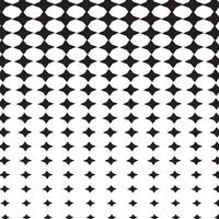 abstract yellow black star wavy halftone vector pattern