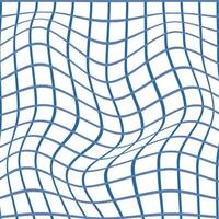 simple abstract blueberry color thin square box wavy distort pattern vector