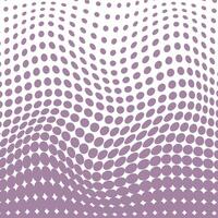 simple abstract plum color small circle polka dot halftone wavy blend pattern vector