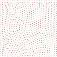 simple abstract tomato color small polka dot wavy pattern on white background vector