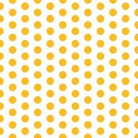 abstract orange juice color polka dot pattern on white background vector