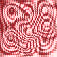 simple abstract tomato red color small rectangle wavy pattern on white background vector