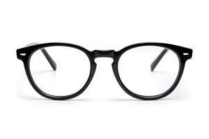 AI generated eyeglasses isolated on white background photo