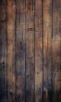 AI generated Vintage old wooden background texture photo