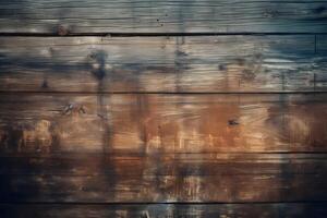 AI generated Grunge style background with an old wooden texture photo