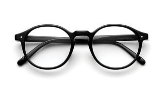 AI generated eyeglasses isolated on white background photo