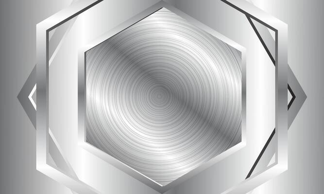 Minimalist silver abstract background design. technology background.