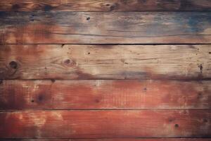 AI generated Grunge style background with an old wooden texture photo