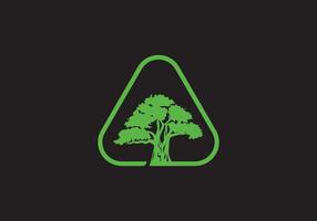 Letter A Tree Logo ,Tree logos, Lettering, Typographic logo, tree and A logo, leaf and alphabet logo. vector