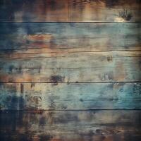 AI generated Vintage wood texture background with grunge style photo