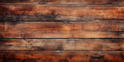 AI generated Vintage old wooden background texture photo