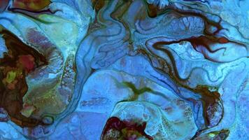 Abstract Organic Hypnotic Ink Colorful Paint Spreads video