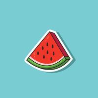 Vector illustration of cute watermelon