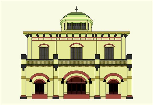 Tawang Old Train Station Semarang Indonesia