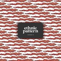 Ethnic pattern Indonesia javanese style design illustration vector
