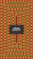 Javanese Ethnic Pattern for background vector