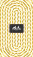 Javanese Ethnic Pattern for background vector