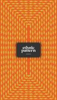 Javanese Ethnic Pattern for background vector