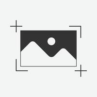 Screen capture icon in vector illustration