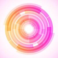 Geometric frame from circles, vector abstract background, wallpaper