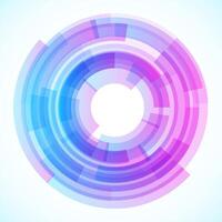 Geometric frame from circles, vector abstract background, wallpaper