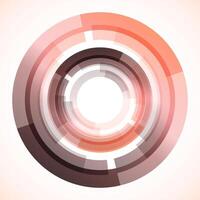 Geometric frame from circles, vector abstract background, wallpaper