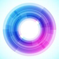 Geometric frame from circles, vector abstract background, wallpaper