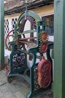 Steyning, West Sussex, UK - January 10. View of an old piece of machinery in Steyning, West Sussex on January 10, 2024 photo