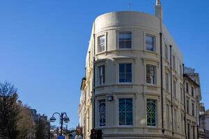 hastings, este sussex, Reino Unido - febrero 12 ver de 1 robertson calle edificio en hastings, este sussex en febrero 12, 2024 foto