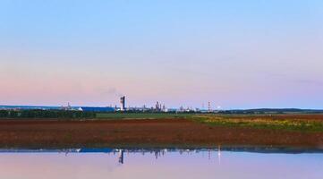 industry and agriculture landscape photo