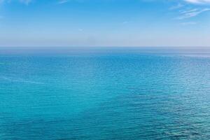 background, seascape, blue sea and sky to horizon photo