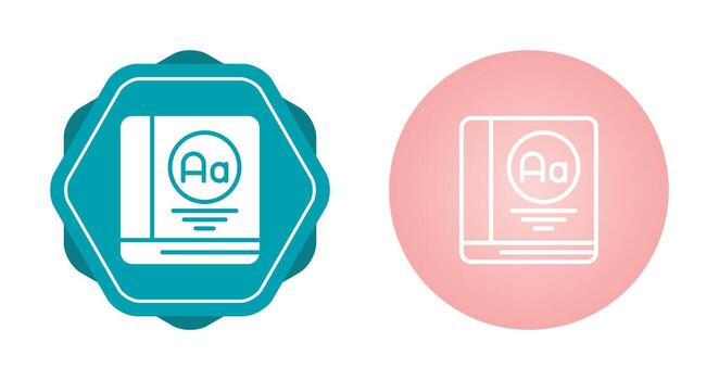 Dictionary Vector Icon