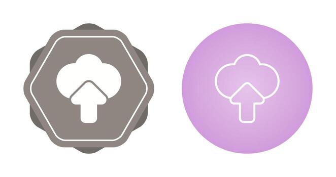 icono de vector de computación en la nube