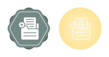 Document Add Vector Icon