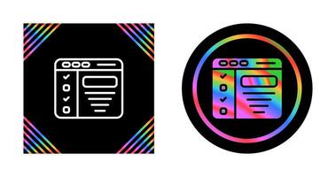Design Brief Vector Icon