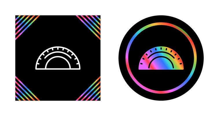 Protractor Vector Icon