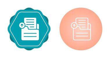 Document Upload Vector Icon