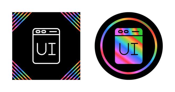 User Interface Design Vector Icon