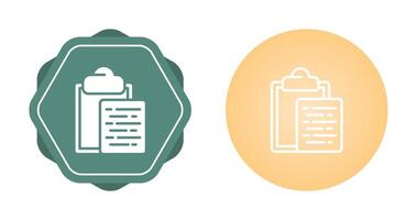 Document Paste Vector Icon