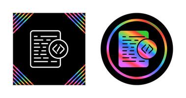 Document Metadata Vector Icon
