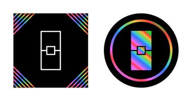 rectángulo vector icono
