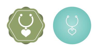 Heart Shaped Locket Vector Icon