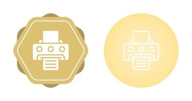 Document Print Vector Icon