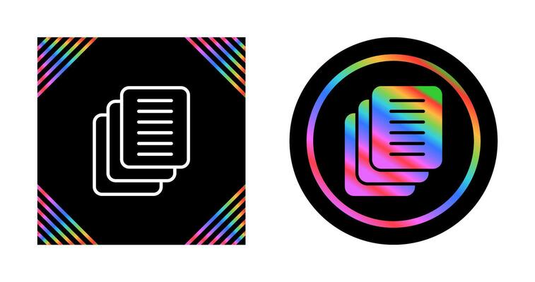 Document Version Control Vector Icon