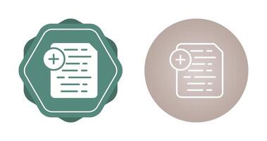 Document Insert Icon Vector Icon